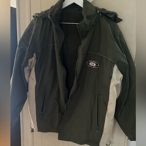 Vintage Yosemite Fleece Green and White Jacket